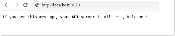 server verified on browser