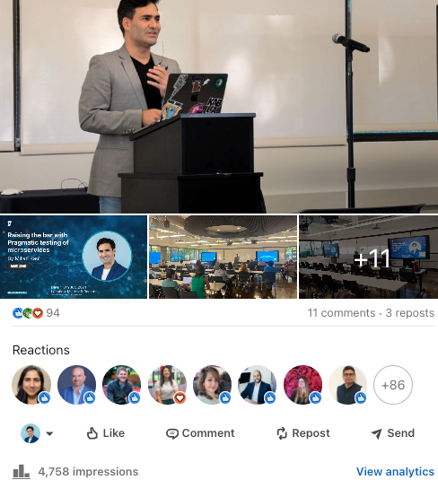 Photos of my talk at Microsoft Head Quarter in Redmond, Wahsington, United States of America in July 2024